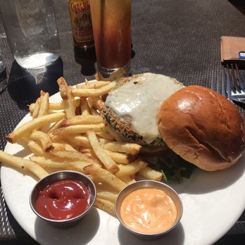 Beatrix - Streeterville - Mushroom Quinoa with swiss and sriracha aioli. - New American Near Me - Chicago, Illinois Beatrix - Streeterville - Mushroom Quinoa with swiss and sriracha aioli. - New American Near Me - Chicago, Illinois