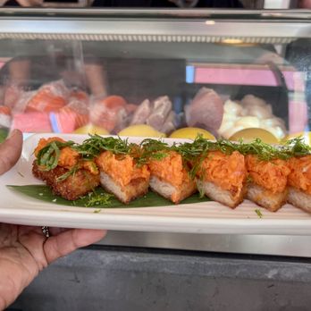 Bamboo Sushi - Crispy Rice Citrus Salmon - Sushi Bars Near Me - San Ramon, California