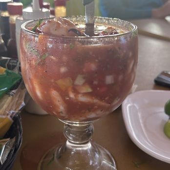 Claro Fish Jr - Shrimp and octopus cocktail - Seafood Near Me - La Paz, BCS