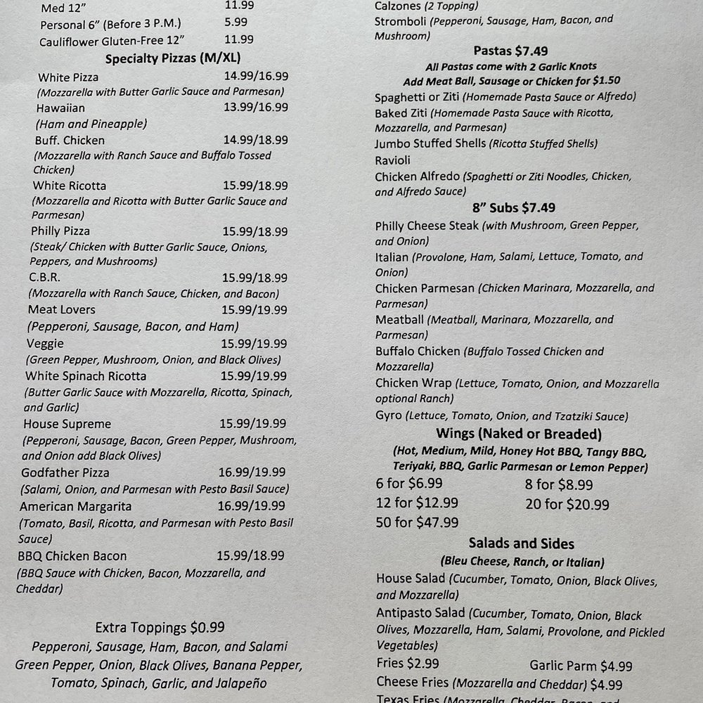 Brick Oven Pizzeria - Updated menu as of 06.24.2021 - Pizza Near Me - Lake Placid, Florida