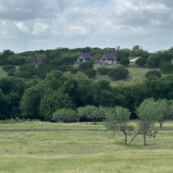 Blue Hills Ranch - The view of our cabin from the back of the property on our tour - Hotels Near Me - McGregor, Texas Blue Hills Ranch - The view of our cabin from the back of the property on our tour - Hotels Near Me - McGregor, Texas