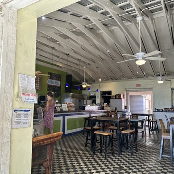 Polly's at the Pier Cafe - Entrance to Pollys - Coffee & Tea Near Me - Frederiksted, Virgin Islands
