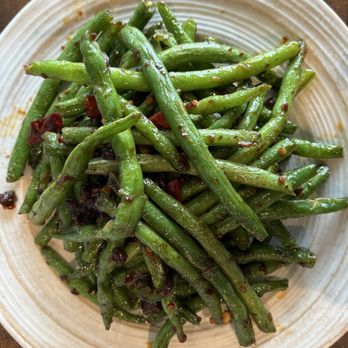 Go Chicken - Sautéed Green Beans 干煸四季豆. Super fresh and tender with a crisp bite. Excellent "wok hei 鑊氣." - Chinese Near Me - San Francisco, California Go Chicken - Sautéed Green Beans 干煸四季豆. Super fresh and tender with a crisp bite. Excellent "wok hei 鑊氣." - Chinese Near Me - San Francisco, California
