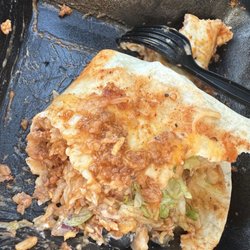 Taco Delite - Santa Fe burrito sans salsa