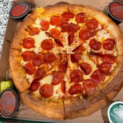 Papa Johns Pizza - Pepperoni stuffed crust