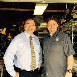 MacFixed - Me with Scott McGrew from NBC. Repaired his MacBook for him. :)