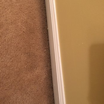Zerorez Fredericksburg - They don't clean, they wet the carpet.  You can see the dirt surfacing at the edge of the carpet.  My carpet is a very near white. - Carpet Cleaning Near Me - Stafford, Virginia