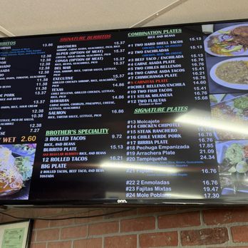 Brother's 3 - Menu - Mexican Near Me - San Diego, California Brother's 3 - Menu - Mexican Near Me - San Diego, California