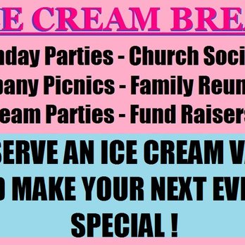Ice Cream Break - a pink background with text - Food Trucks Near Me Ice Cream Break - a pink background with text - Food Trucks Near Me