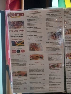 Menu photo 2 Horatio's Healthy Cuisine Conyers, GA