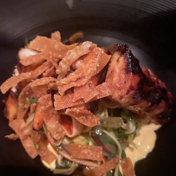 HAVEN Riverfront Restaurant & Bar - Char Grilled Wakame Octopus - New American Near Me - Edgewater, New Jersey
