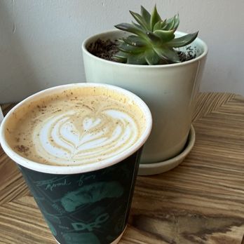 Deeper Roots Coffee - Honey bear latte - Coffee & Tea Near Me - Cincinnati, Ohio
