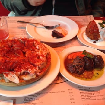 Las Tapas de Lola - From left to right: octopus, pork cheek and spicy meatball - Tapas Bars Near Me - Dublin, D Las Tapas de Lola - From left to right: octopus, pork cheek and spicy meatball - Tapas Bars Near Me - Dublin, D