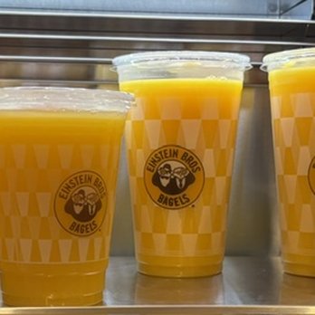 Einstein Bros Bagels - orange juice looked fresh - Breakfast & Brunch Near Me - Lakeland, Florida Einstein Bros Bagels - orange juice looked fresh - Breakfast & Brunch Near Me - Lakeland, Florida