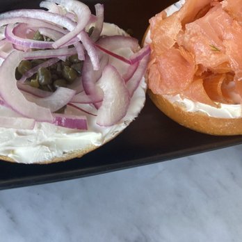 The Cottage - Smoked salmon, cream cheese with chives and onion on a bagel - Cocktail Bars Near Me - Bothell, Washington The Cottage - Smoked salmon, cream cheese with chives and onion on a bagel - Cocktail Bars Near Me - Bothell, Washington