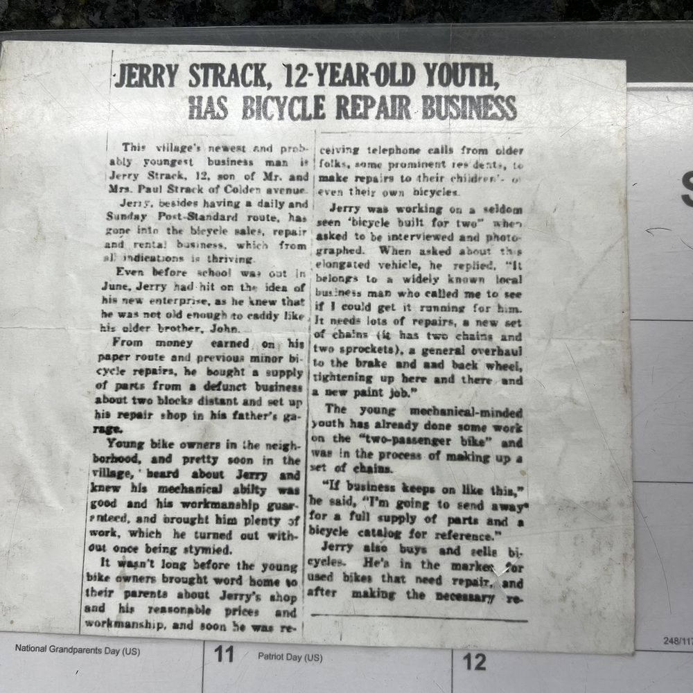 Jerry's the owner of Central Garage Jerry's the owner of Central Garage