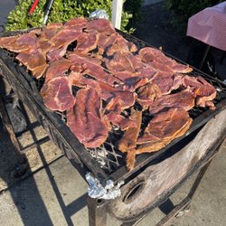 Angel's Tijuana Tacos - Grilling fresh steak