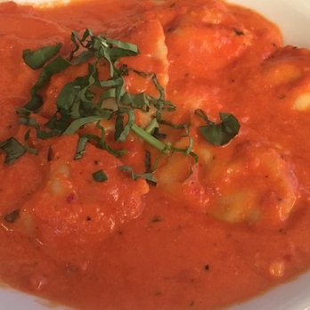 Buona Forchetta - CHEESE RAVIOLI (tomato-cream sauce and fresh basil) - Pizza Near Me - Encinitas, California