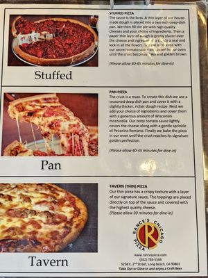 Menu photo 3 Rance's Chicago Pizza Costa Mesa, CA Menu photo 3 Rance's Chicago Pizza Costa Mesa, CA