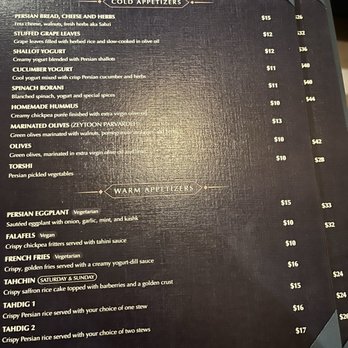 Toranj - Menu - Persian/Iranian Near Me - Manhattan Beach, California Toranj - Menu - Persian/Iranian Near Me - Manhattan Beach, California