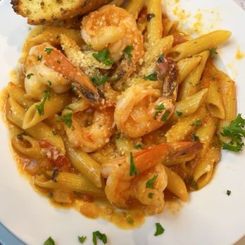 Romilo's - Pasta with rose sauce and shrimp. Yum - Greek Near Me - Severna Park, Maryland