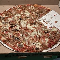 Pizza King - Royal Feast after we sampled it for quality control!