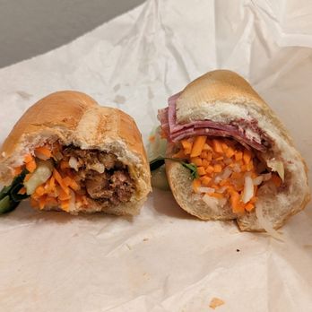 Spicy Joi - Lao sausage (left), cold cuts (right) - Sandwiches Near Me - Concord, California Spicy Joi - Lao sausage (left), cold cuts (right) - Sandwiches Near Me - Concord, California
