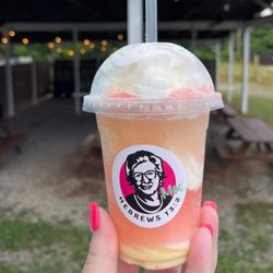 Mot’s Shaved Ice - Pink Lady Float