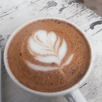 Zendo Coffee - Beautifully done Zia latte - Coffee & Tea Near Me - Albuquerque, New Mexico