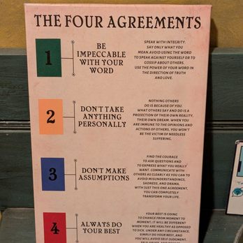 Paddy Coughlin’s Irish Pub - Who doesn't need the Four Agreements reminders now and then? - Irish Pub Near Me - Fort Atkinson, Wisconsin Paddy Coughlin’s Irish Pub - Who doesn't need the Four Agreements reminders now and then? - Irish Pub Near Me - Fort Atkinson, Wisconsin