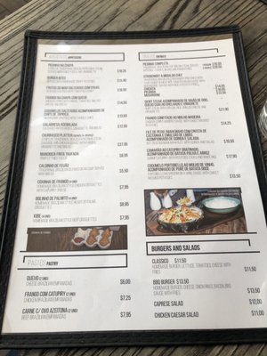 Menu photo 5 Bar Da Vila Miami Miami, FL