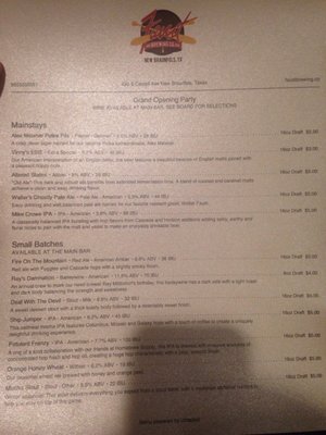 Menu photo 8 Faust Brewing Company New Braunfels, TX Menu photo 8 Faust Brewing Company New Braunfels, TX