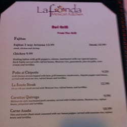 Grill menu