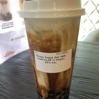 Fruit Vanity - C3. Brown Sugar Milk Tea with tapioca & oat milk - Juice Bars & Smoothies Near Me - New York, New York