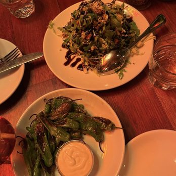 Ogliastro - Shishito Peppers and Rucola e Pera - Pizza Near Me - Brooklyn, New York