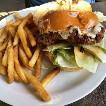 The Refuge - Spicy Fried Chicken Sandwich - Burgers Near Me - San Mateo, California