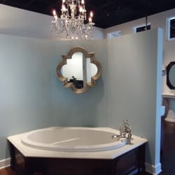 Plumbing Distributors - Tub with Chandelier