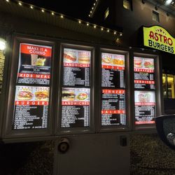Menu as of 03/2025