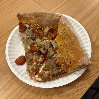 Corbo & Sons - $9.89 slice of pizza (cut in half) - Pizza Near Me - Holmdel, New Jersey