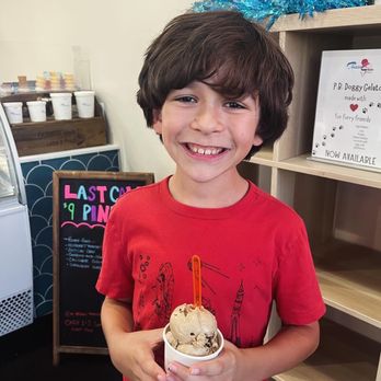 Pazzo Gelato - Root beer gelato - a favorite flavor for this birthday boy!  who needs cake when you can have delicious gelato?! Thank you Pazzo! - Gelato Near Me - Gilbert, Arizona