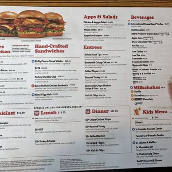 IHOP - a menu for a burger restaurant - Breakfast & Brunch Near Me - Langley, British Columbia