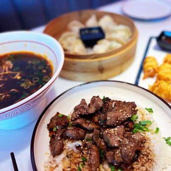 Noodle St - a bowl of beef and rice - Noodles Near Me - Eastvale, California