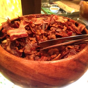 Texas de Brazil - Endless bowl of BACON at the Salad Bar :) - Brazilian Near Me - Miami Beach, Florida Texas de Brazil - Endless bowl of BACON at the Salad Bar :) - Brazilian Near Me - Miami Beach, Florida