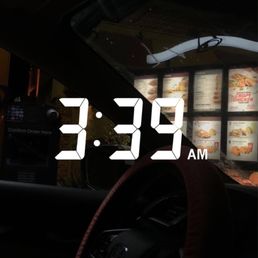 Mind you. We were already outside for a while before i took the picture. Even went through the drive thru twice. Mind you. We were already outside for a while before i took the picture. Even went through the drive thru twice.