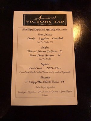 Menu photo 4 Victory Tap Chicago Chicago, IL