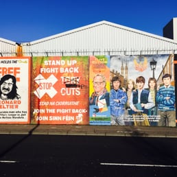 Social protest murals, Fall Road Social protest murals, Fall Road