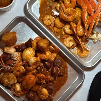 Crab N Spice - The spread - Seafood Near Me - Corona, California Crab N Spice - The spread - Seafood Near Me - Corona, California