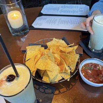 Javier's - Chips + Salsa + Pina Colada - Mexican Near Me - Irvine, California Javier's - Chips + Salsa + Pina Colada - Mexican Near Me - Irvine, California
