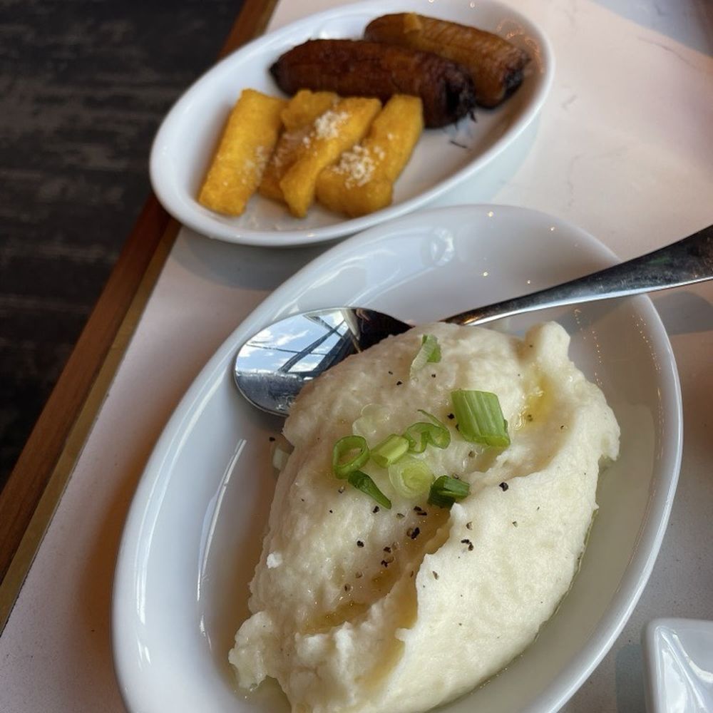 Fogo de Chão - Carmelized Bananas, Polenta & Mashed Potato sides - Brazilian Near Me - San Antonio, Texas Fogo de Chão - Carmelized Bananas, Polenta & Mashed Potato sides - Brazilian Near Me - San Antonio, Texas