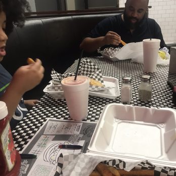 The Burger Shop - Our family enjoying a burger meal - Chicken Wings Near Me - Forney, Texas